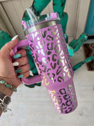 Texas Tumblers ~ Leopard