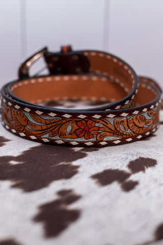 Marble Falls Tooled Belt