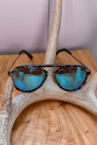 Earhart Blue Sunglasses