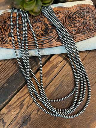 Saucer Navajo Pearl Necklaces ~ 4.5mm