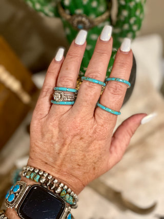 Dana Stacker Ring ~ Turquoise