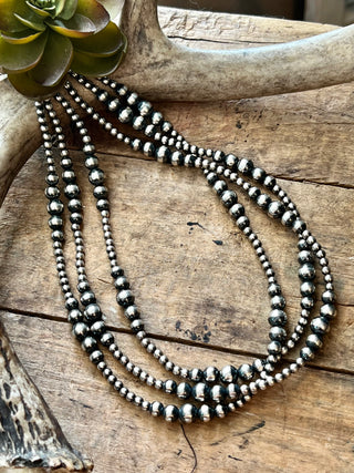 Graduated Navajo Pearls