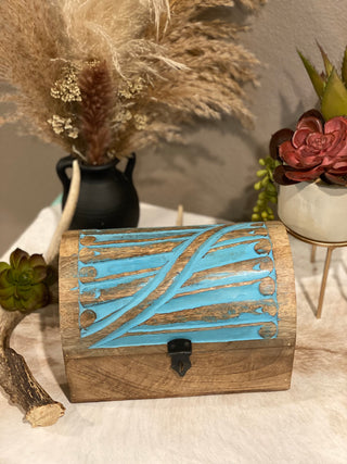 Sea Breeze Carved Box