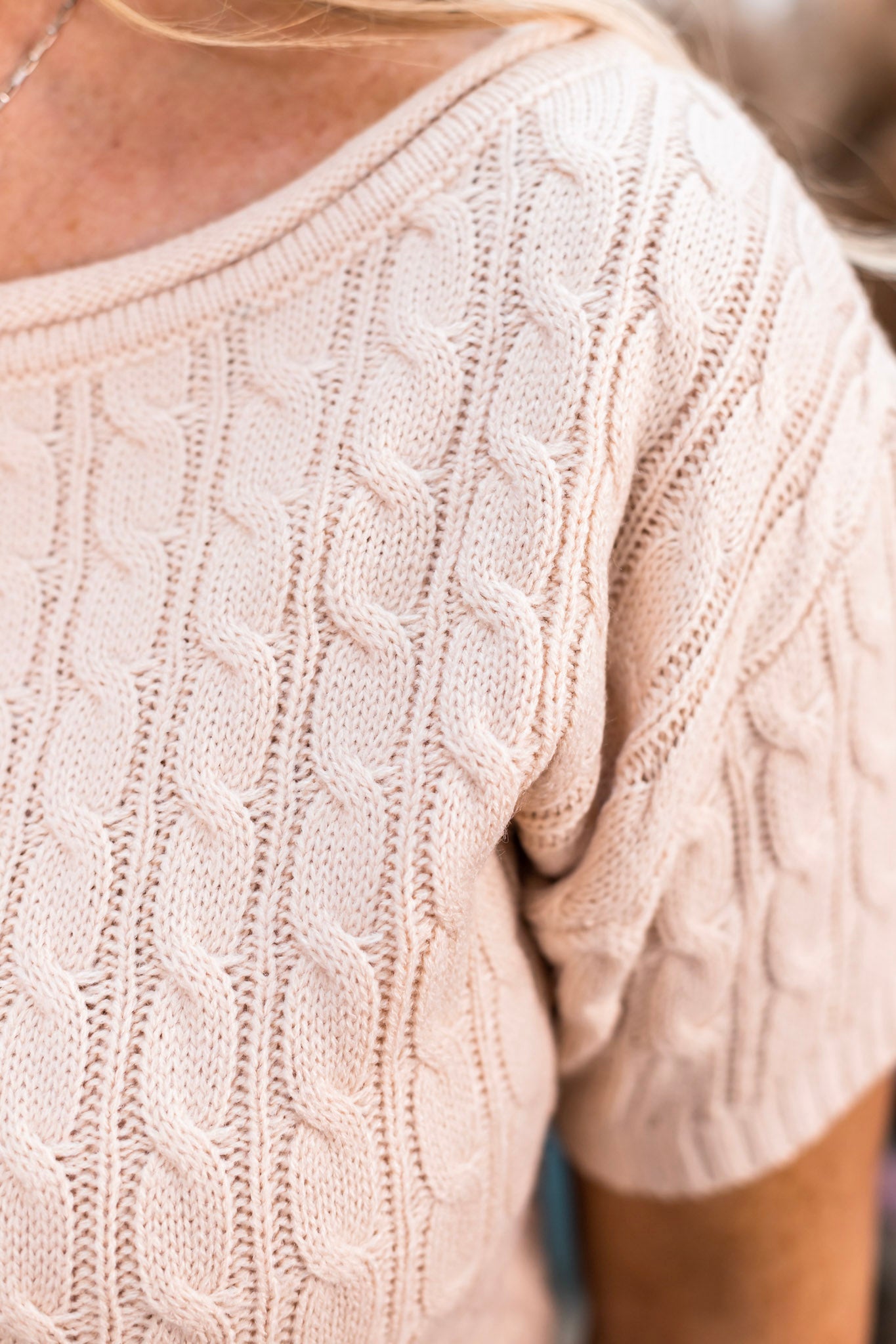 The Scarlette Sweater ~ Beige
