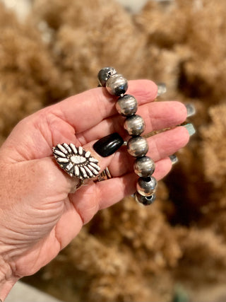 Navajo Pearl Stretch Bracelet