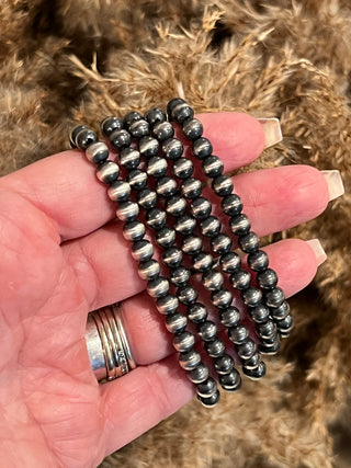 Navajo Pearl Stretch Bracelet