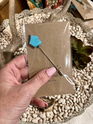 Rio Chama Turquoise Hat Pin