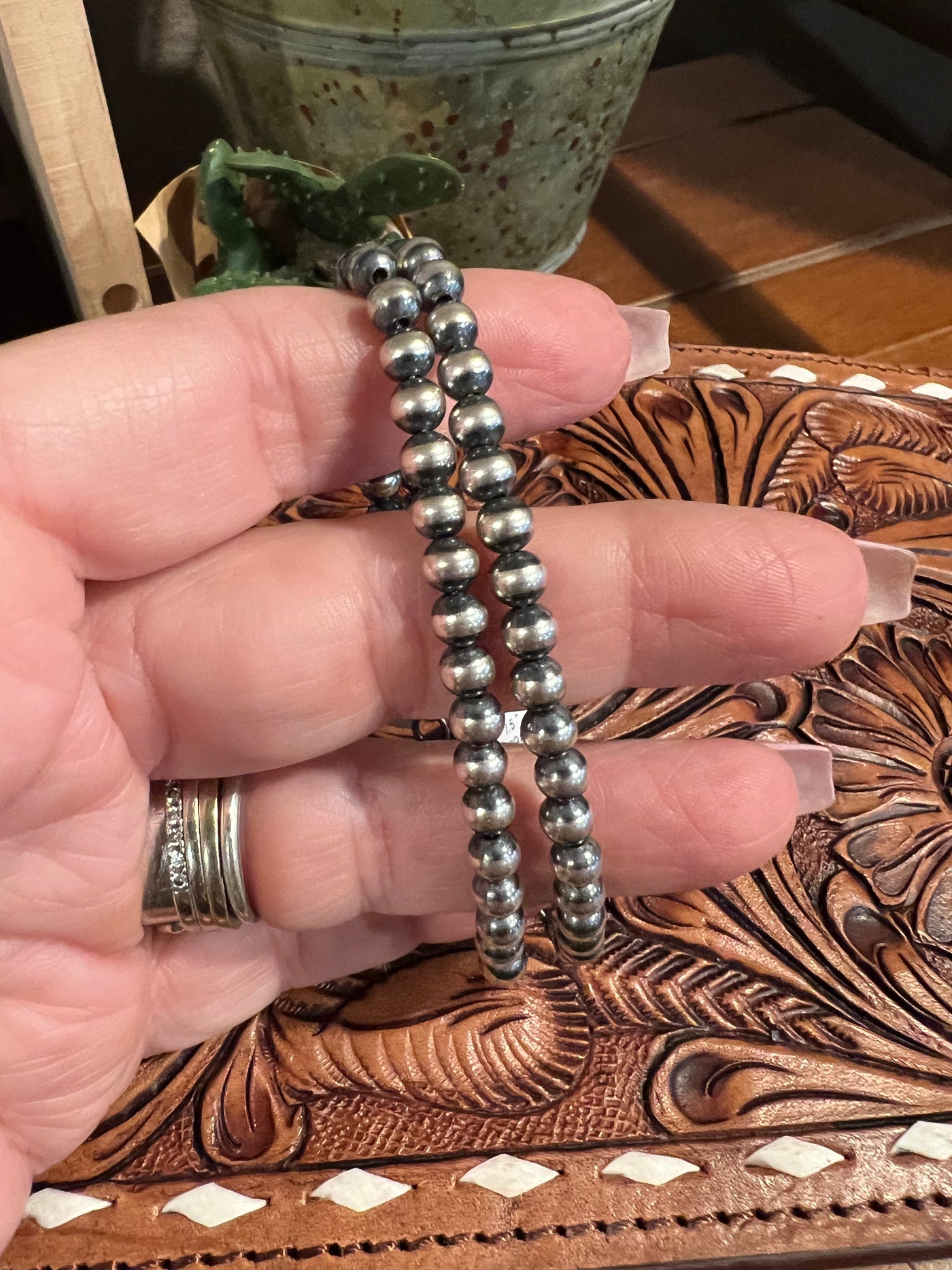 Navajo Pearl Bracelet ~ 5mm