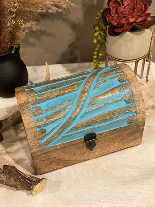 Sea Breeze Carved Box