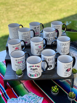 Sassy Cactus Bar Mugs