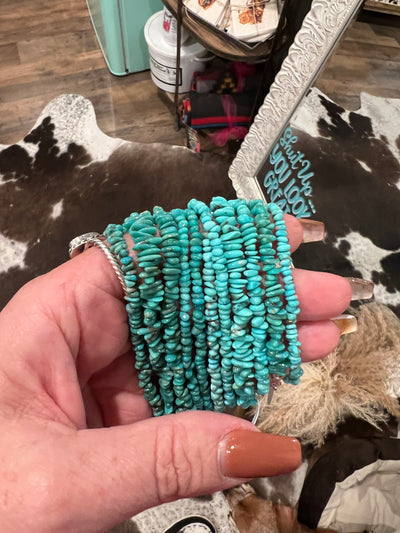 Turquoise Chip Bracelets