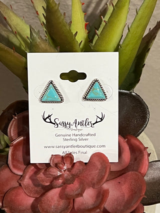 Triangle Stud Earrings