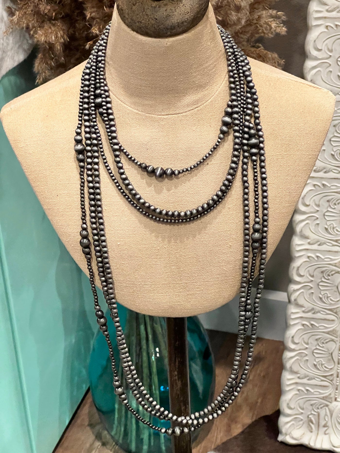 The Chimayo Triple Strand Necklace