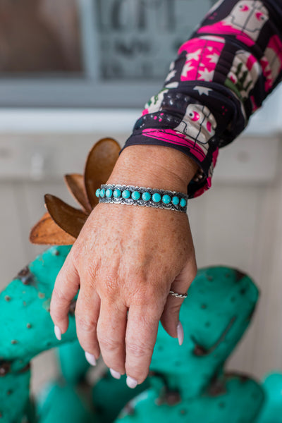 The Heather Turquoise Cuff