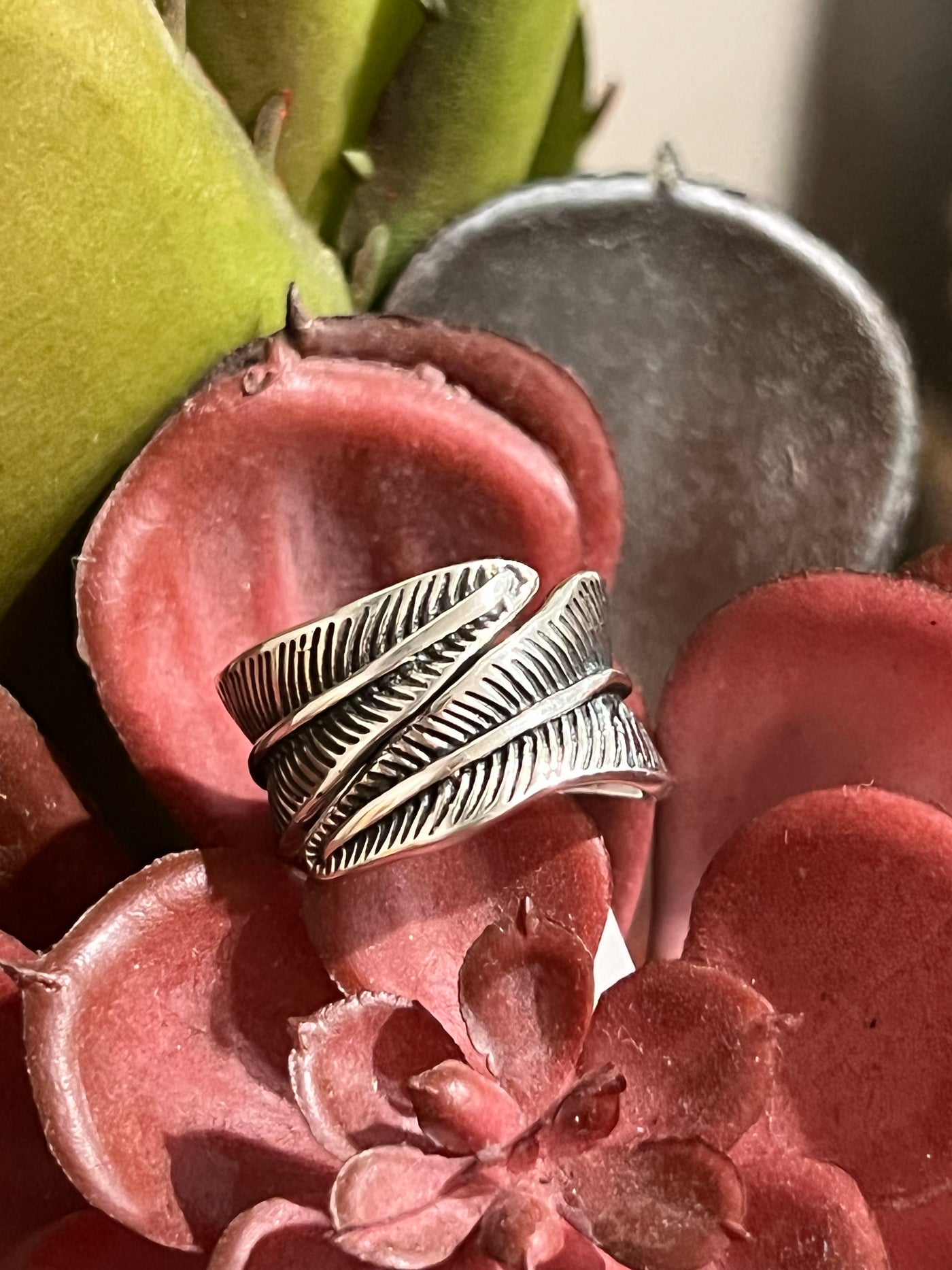 Feather Stacker Ring