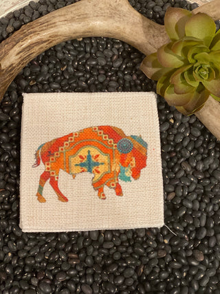 Spanish Buffalo Coaster Set