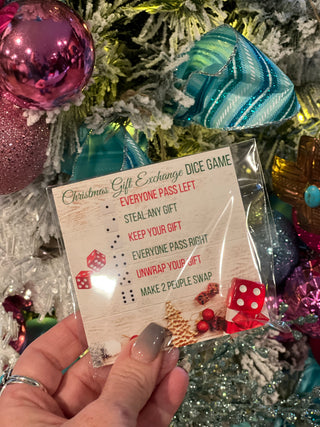 Christmas Dice Gift Exchange Game