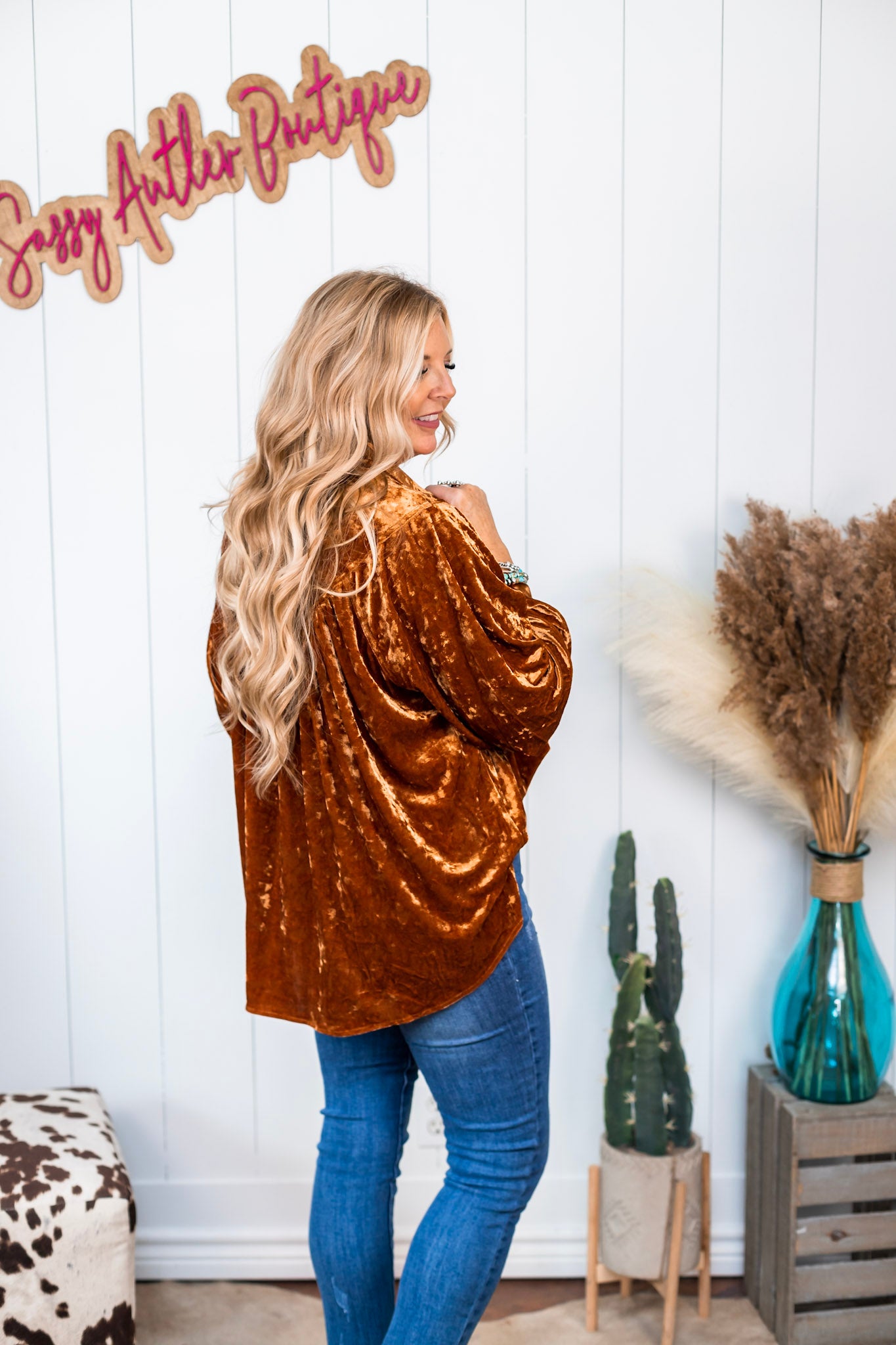 The Lafayette Blouse ~ Rust