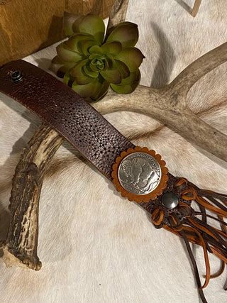 Leather Coin Cuff