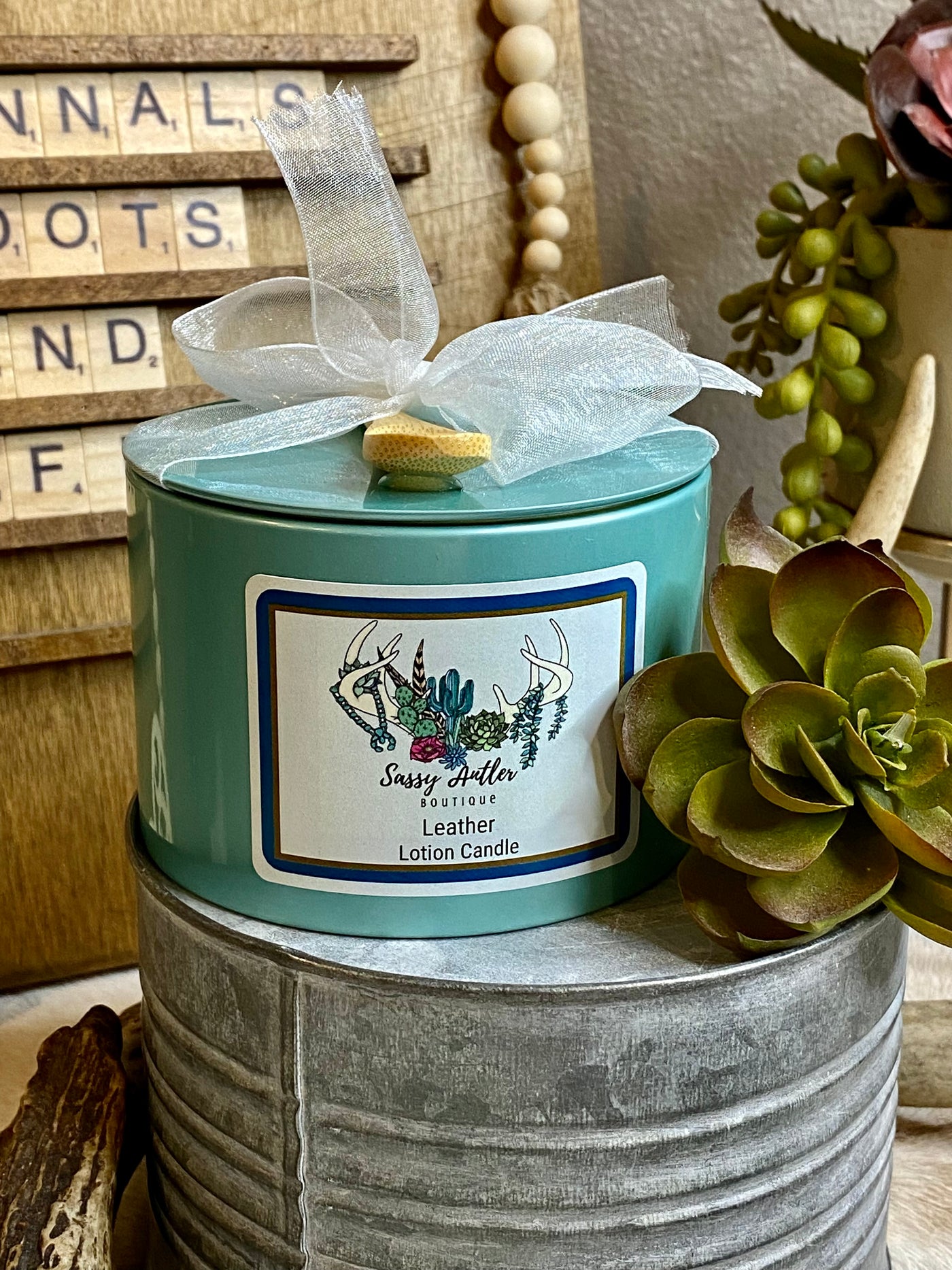 Lotion Candle - Leather