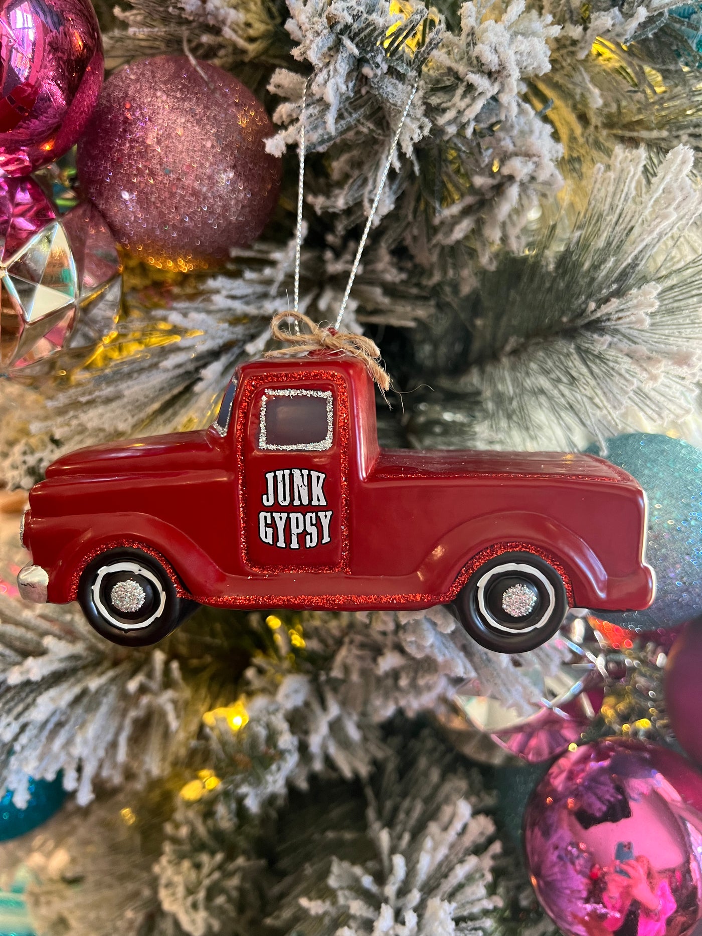 Junk Gypsy Ornament ~ Truck