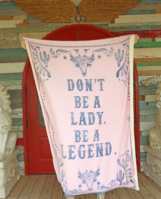 Junk Gypsy ~ Be A Legend Blanket