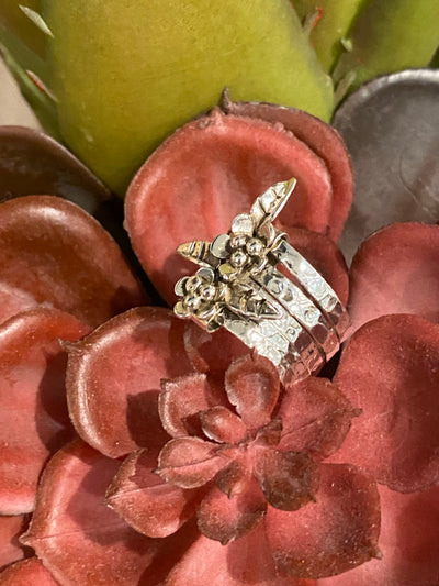 Flower Stacker Ring